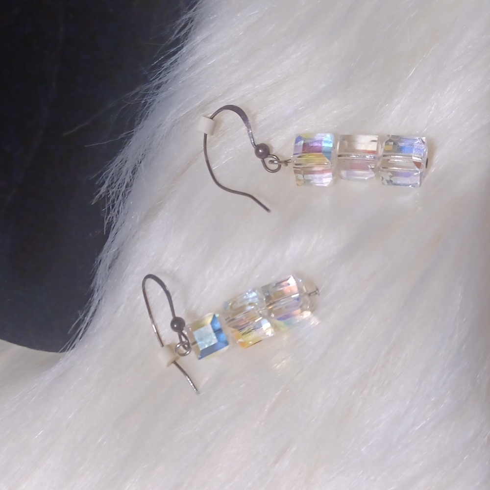 multicolored crystal necklace - Picture 5 of 6